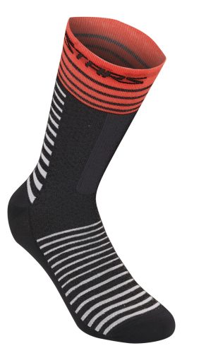 Socks Drop 19 Blk/Rd S