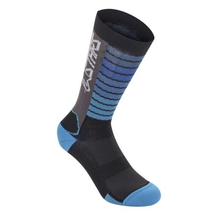 Socks Drop 22 Blk/Aq M