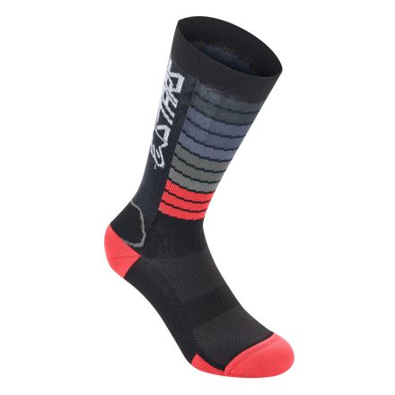 Socks Drop 22 Blk/Rd S