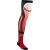 Sock Knee Brace Red/Wt Sm