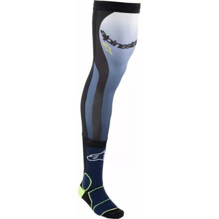 Sock Knee Brace Nav/Yl Sm