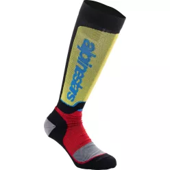 Sosete Alpinestars MX Plus negru/galben/albastru