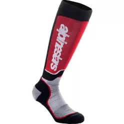 Sosete Alpinestars MX Plus negru/roșu/gri