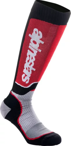 Sosete Alpinestars MX Plus negru/roșu/gri