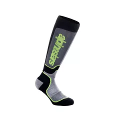 Sosete Alpinestars MX Plus negru/gri/galben
