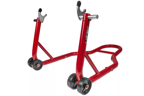 Stand Moto Spate Parzini Strada cu Prindere Tip V, Universal, Roșu