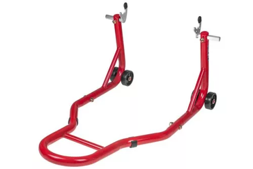Stand Moto Spate Parzini Strada cu Prindere Tip V, Universal, Roșu