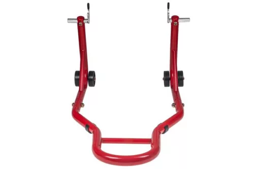 Stand Moto Spate Parzini Strada cu Prindere Tip V, Universal, Roșu