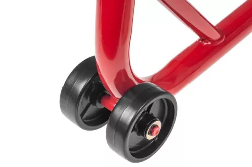Stand Moto Spate Parzini Strada cu Prindere Tip V, Universal, Roșu