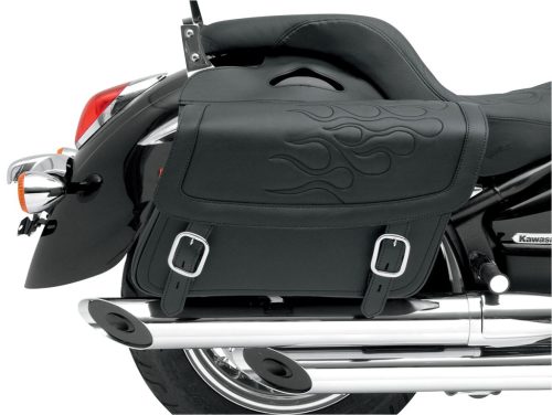 Saddlebag Flame Blk Md