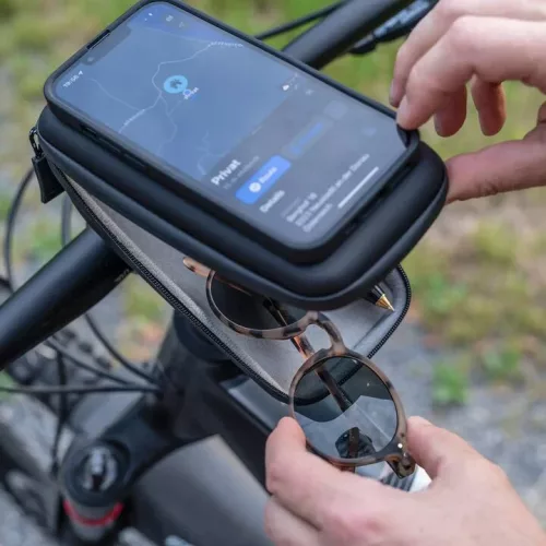 Set geantă ghidon bicicletă SP Connect Wedge Case Mag-Align