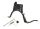 Cric central V Parts oțel negru MBK Booster 3709000