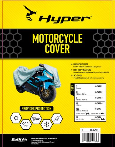 Husa moto Hyper 203x89x124cm