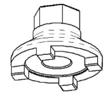 TOOL FORK CARTRIDGE SOCKET L30