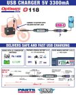 CHARGER USB-C 3.3A SAE