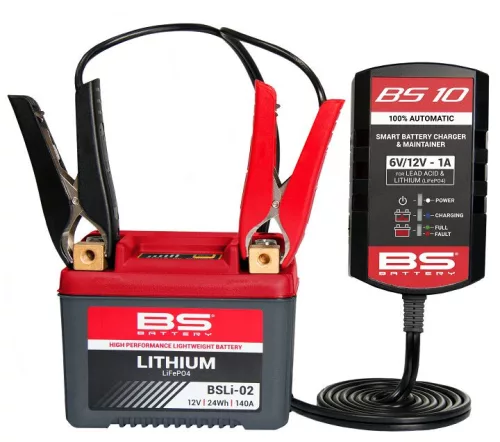 Încărcător baterie BS Battery BS10 6V/12V-1A - UK Pl 700570
