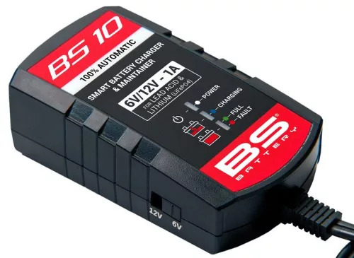Încărcător baterie BS Battery BS10 6V/12V-1A - UK Pl 700570