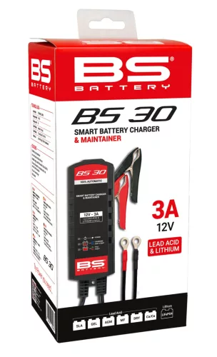 Încărcător baterie BS Battery BS30 12V 3A - UK PLUG 700575