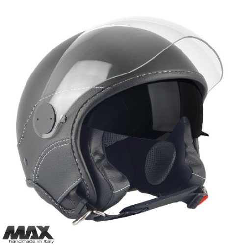Casca Max Helmets DJDV06 LS Vision SV negru mat - 100% MADE IN ITALY - Negru mat