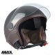 Casca Max Helmets DJDV06 LS Vision SV negru mat/maro - 100% MADE IN ITALY - Negru mat/maro
