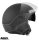 Casca Max Helmets DJDV06 LS Vision Carbon SV negru mat/gri - 100% MADE IN ITALY - Negru mat/gri