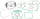 Kit garnituri complet Athena P400485850253/1