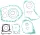 Kit garnituri complet Athena P400485850350