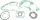 Kit garnituri complet Athena P400510850125