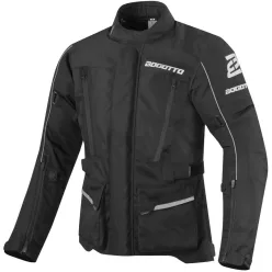 Geacă moto textil Bogotto Tampar Tour impermeabilă negru