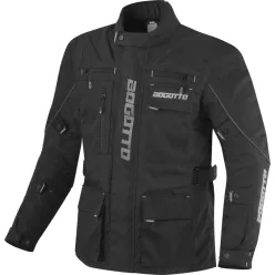 Geacă moto textil Bogotto Covelo impermeabilă negru