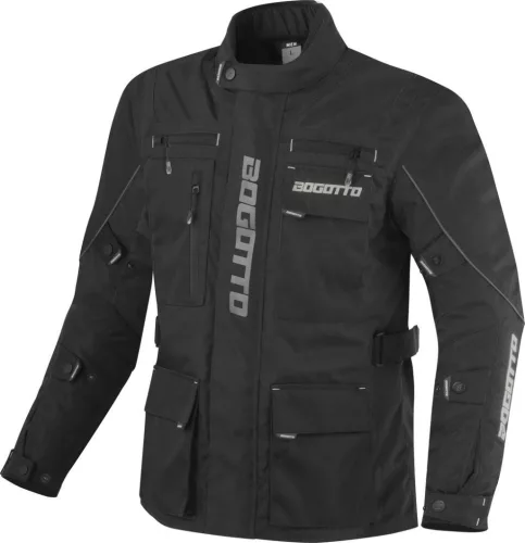 Geacă moto textil Bogotto Covelo impermeabilă negru