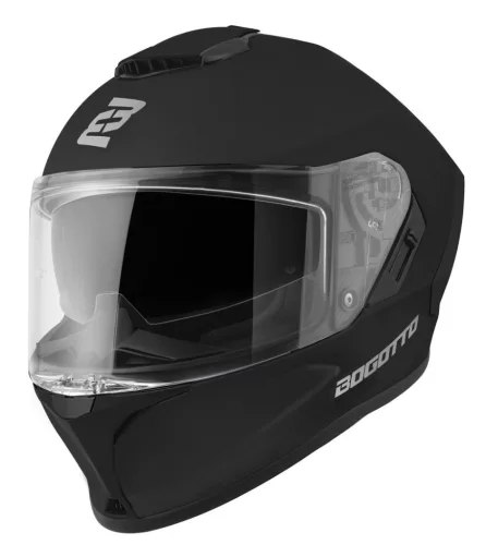 Casca Bogotto Phantom Fiberglass negru mat