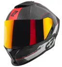 Casca Bogotto Phantom Combo Carbon negru/rosu/alb