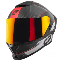 Casca Bogotto Phantom Combo Carbon negru/rosu/alb