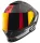 Casca Bogotto Phantom Combo Carbon negru/rosu/alb
