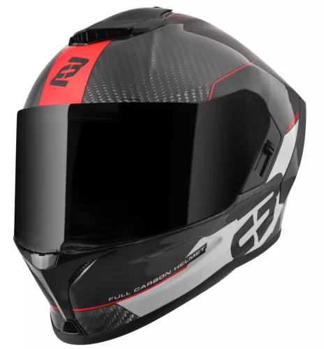 Casca Bogotto Phantom Combo Carbon negru/rosu/alb