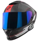 Casca Bogotto Phantom Combo Carbon negru/rosu/alb