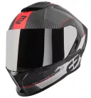 Casca Bogotto Phantom Combo Carbon negru/rosu/alb