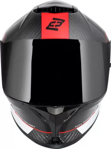 Casca Bogotto Phantom Combo Carbon negru/rosu/alb