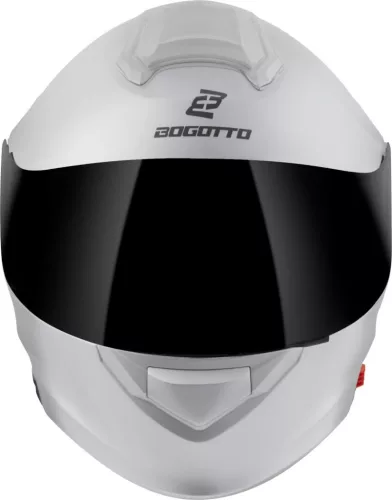 Casca Flip-up Bogotto H271 argintiu mat