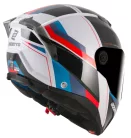 Casca Flip-up Bogotto FF404 Ezion negru/alb/rosu/albastru