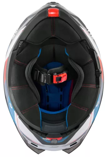 Casca Flip-up Bogotto FF404 Ezion negru/alb/rosu/albastru