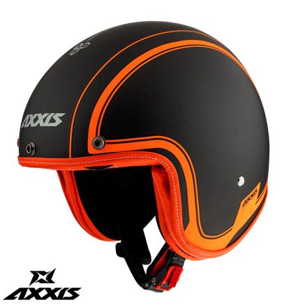 Casca Axxis Hornet Sv Royal A4 Portocaliu Fluor Mat