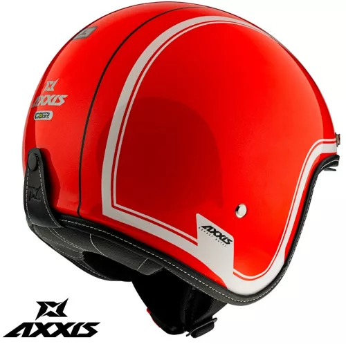 Casca Axxis Hornet SV Royal A5 rosu lucios - Rosu lucios