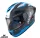 Casca Axxis Cobra Rage A0 alb/albastru lucios carbon