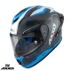 Casca Axxis Cobra Rage A0 alb/albastru lucios carbon