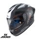 Casca Axxis Cobra Rage A2 gri lucios carbon 100% carbon