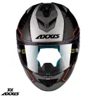 Casca Axxis Cobra Rage A2 gri lucios carbon