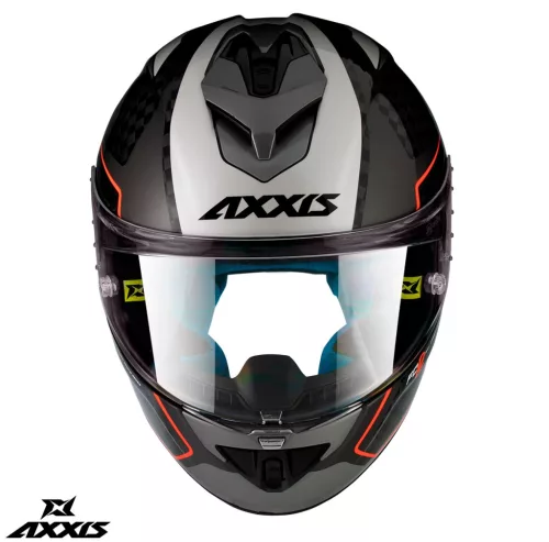 Casca Axxis Cobra Rage A2 gri lucios carbon