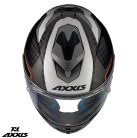 Casca Axxis Cobra Rage A2 gri lucios carbon 100% carbon